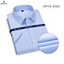 25 Short Sleeve Options 100% Cotton Rts Men's Business Formal Shirt Non Iron Dress Shirt for Men