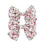 2Pcs/Pair 24 Colors Vintage Linen Fabric Bow Hair Clip Korean Headwear Ponytail Clip Simple Fabric Girl Hair Bows