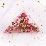 3.7 Inch 9.5Cm Luxury Women Large Tortoise French Metal Accessories Jaw Clamp Heart Celluloid Acetate Triangle Hair Claw Clip