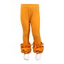 Baby Girls Boutique Stock Rts Ruffle Pants Solid Color Icing Leggings Kids Infant Long Ruffle Casual Pants