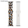 Boorui Silicone Print Patterns Watch Bands for Apple Watch Band Designer Straps for Apple Watch Series 7 6 5 4 3 2 1 /