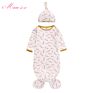 Cotton Jersey Newborn Sleeping Bag 0-6M Baby Safe Sleep Sack Knotted Baby Gown Unisex Newborn Baby Sleeping Bag