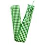 Flat Plaid Cotton Shoelaces Female 2.5 Cm Wide Ribbon Shoe Lace for Boot Sneaker 120 Cm