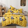 Luxury Printed Pillow Case Bed Sheet and Quilting Comforter Sets Quilt Bedding 4 Piece