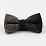 Mens Cotton Wool Formal Clothing Bow Ties Man Wedding Geometric Dot Neck Bowties Bowknot Gravatas Dark Color Bowtie Butterfly