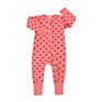 Newborn Cotton Print Long Sleeve Zipper Style Baby Kids Stripe Cheetah Leaf Print Autumn Zip up Bodysuits Sleeper Romper