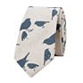 Novelty Mens Colorful Floral Cotton Linen Neck Ties for Wedding Party