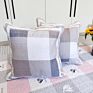 Pastoral Cotton Pillowcase Quilted Sofa Pillow without Filling Office Living Room Bedside Cotton Pillow Cover