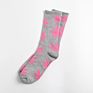 Professional Colorful Tube Sports Socks Bamboo Maple Leaf Socks Design Hemp Weed Leaf Socks