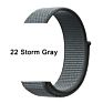 Qiman Nylon Iwatch Band Replacement Strap Nylon Loop Watch Band for Apple Watch Fabric Nylon Strap for Iwatch 7/6/5