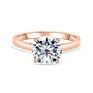 Square Zircon Engagement Rings 925 Sterling Silver Cz Diamond Ring for Women