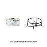 Stainless and Wood Frame Raise Puppy Food Feeder Eco Elevated Luxury Portable Travel Ceramic Cat Pet Dog Bowl For