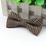 Style Plaid Children Bowtie Wool Bowties Baby Kid Kids Classical Pet Striped Butterfly Bow Tie Solid Color Ties