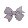 2.2 Inch Small Swallow Tail Ribbon Hair Bow with Full Lined Clip for Little Baby Girls Kids Hair Accessory 811