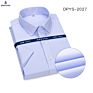 25 Short Sleeve Options 100% Cotton Rts Men's Business Formal Shirt Non Iron Dress Shirt for Men