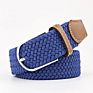 42 Colors Men Women Casual Knitted Pin Buckle Belt Woven Canvas Elastic Expandable Braided Stretch Belts Plain Webbing Strap