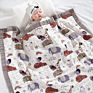 6 Layer Muslin Blanket Printed Design 110*110Cm Bath Towel Cotton Baby Blanket