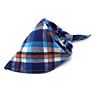 Adjustable Pet Washable Triangle Plaid Pet Bandanas Dog Scarf Bandana