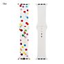 Boorui Silicone Print Patterns Watch Bands for Apple Watch Band Designer Straps for Apple Watch Series 7 6 5 4 3 2 1 /