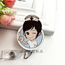 Cartoon Retractable Pull Badge Reel Card Badge Holder Reels for Doctor Dentist Nurse