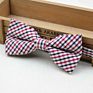 Classical Men's Bow Tie Plaid Striped Flexible Bowtie Smooth Necktie Soft Matte Butterfly Decorative Pattern Color Ties