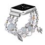 Crystal Elastic Stretch Beaded with Bling Calf Leather Replacement Strap for Iwatch Series 6 5 4 38Mm 40Mm for Apple Watch Band