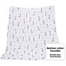 Customised White Designers Comfort Warm Quilt 4 Pack Bamboo Organic Cotton Baby Muslin Wrap Swaddle Blankets