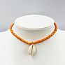 Diy Color Shell Rice Bead Personality Choker Beach Necklace Women Jewelry