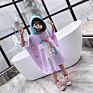 Formaldehyde Free Soft Cartoons Dinosaur Shark Swimwear Cover up Boy Kids Hooded Beach Wear Cape Bath Towel with Hat