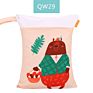 Happyflute Polyester Layer Baby Waterproof Zipper Wet Bag Diaper Bag with Handle