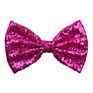 Larger 7" Messy Sequins Children Hair Bow without Clip Diy Hair Accessories for Girl Glitter Bow for Headband