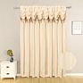 Living Room Ready Made American Style Luxury Hotel Jacquard Valance Curtain Design Home Curtain for Windows