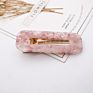 Sales Colors Acrylic Hair Clips with Small Moq Rectangular Hollowed-Out Acetate Hair Clips for Women
