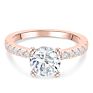 Square Zircon Engagement Rings 925 Sterling Silver Cz Diamond Ring for Women