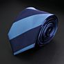 Stylish Men's Stripe Necktie College Style Red Navy Blue Green Multi-Color Twill Cosplay Party Business Wedding Neck Ties