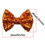 - Handmade 4 Inch Diy Glitter Sequins Hair Bow without Clip for Girls Headband Hair Accessories Baby Kids Hair Band