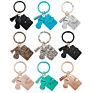 -Selling Wristlet Purse Key Ring Pu Leather Lipstick Credit Card Holder Bracelet Bangle Keychain for Women