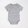 0-24M Lap Shoulder 100% Organic Cotton Short Sleeve Baby Bodysuit