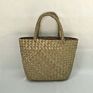 079 Natural Seagrass Tote Shopping Bags Vietnam Woven Seagrass Beach Handbag