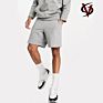 100% Cotton Heavyweight Jogger Sweat Short Oversized Jersey Men's Shorts in Gray