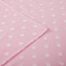 100% Polyester Fabric Ultra Soft Sheet Set, Pink Polka Dot