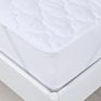 100% Polyester Microfiber Quilted Mattress Pad for Hotel Waterproof Peach Skin Fabric Laminated Tpu Film