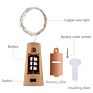 10Led White Lamp Cork Shaped Bottle Wine Led Wire Xmas Party Wedding Halloween String Lights / Holiday Wine Bottle Light