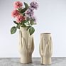 Rustic Old Abstract Hands Human Face Ceramic Flower Vases Home Decors Philippines