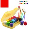 12 Colors Non-Toxic Kids Pot Craft Acrylic Finger Paint Set