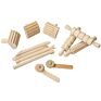 12Pcs Wooden Dough Tools Clay Pattern Rolling Pin Set Dough Molding Shaping Tool for Toddler Kids Art Craft Activity Supplies