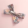 13 Colors Handmade Cotton Fabric Hair Bows Hair Clips for Girls Floral Plaid Knot Hairpins Baby Shower Gift