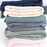 14 Colors Available 50Pcs Moq Super Soft Swaddle Waffle Blanket for Baby