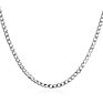 16-20 Inch 925 Sterling Silver Flat Carved Curb Cuban Link Chains Necklace for Women Men 2Mm-8Mm Width