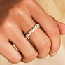 17Km Exquisite Daisy Flower Rings Adjustable Opening Ring Wedding Engagement Rings for Women Girls